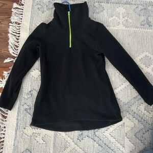 Dudley Stephens Black Tunic with green zipper - with pockets